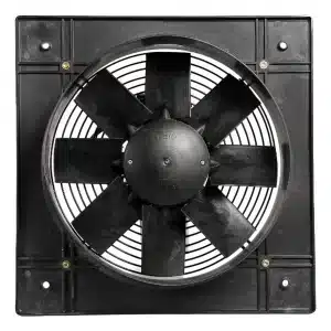 Extractor De Aire Axial Industrial 35cm Pared Aro Plástico T
