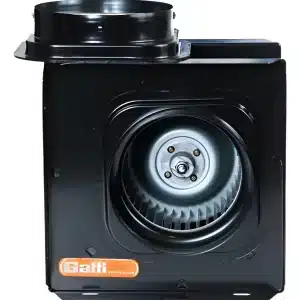 Ventilador Centrífugo Industrial Solplador/extractor 20 Cm – 20 Cm – Negro – Plateado – Metal