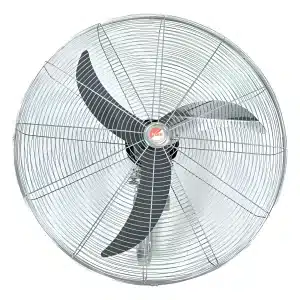Ventilador Industrial De Pared 69 Cm 30 3 Velocidades Gris Aluminio 69 Cm 80 Hz Gris